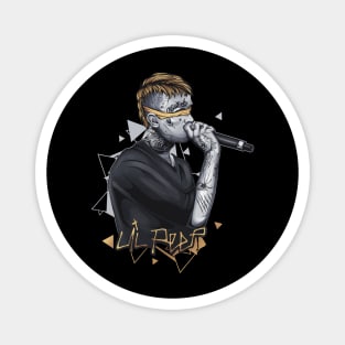 Lil Peep | Gold version Magnet